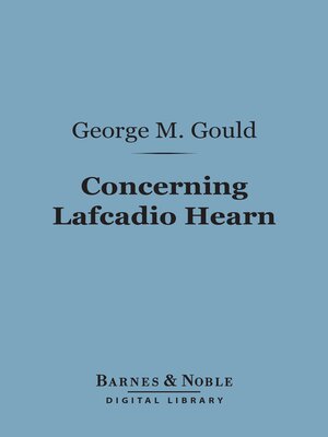 cover image of Concerning Lafcadio Hearn (Barnes & Noble Digital Library)
